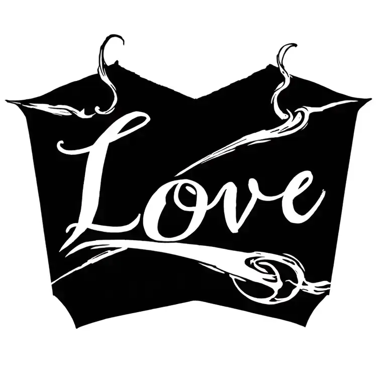 Love name tattoo design tattoo design idea