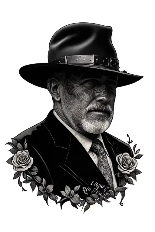 memorial tattoo for dad tattoo design idea