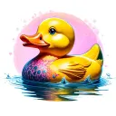 Rubber Duck tattoo design idea