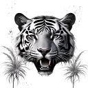 White Tiger tattoo design idea