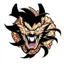 ring finger 4 star dragon ball tattoo design idea