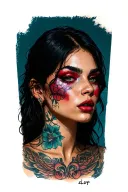 slut tattoo design idea