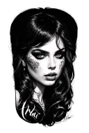 slut tattoo design idea