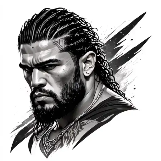 Roman Reigns tattoo design idea