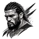 Roman Reigns tattoo design idea