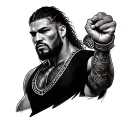 Roman Reigns tattoo design idea