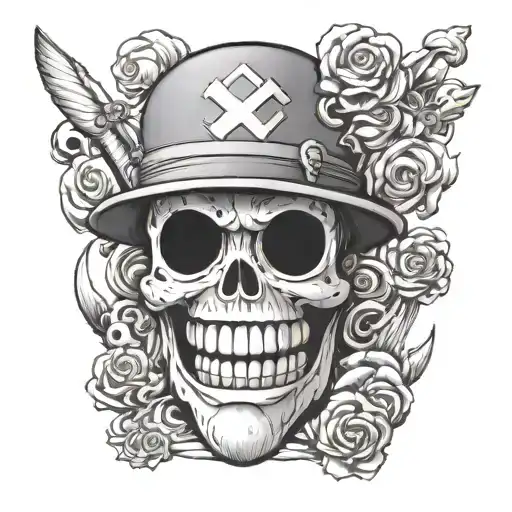 one piece cool tattoo tattoo design idea
