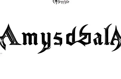 "Amygdala" tattoo design idea