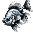 Gemini fish tattoo design idea