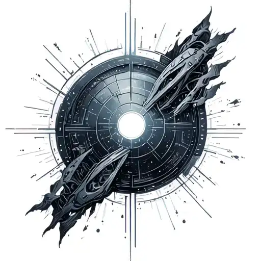 stargate universe matrix dna tattoo design idea