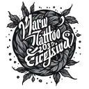 mark 9:23 written tattoo design idea