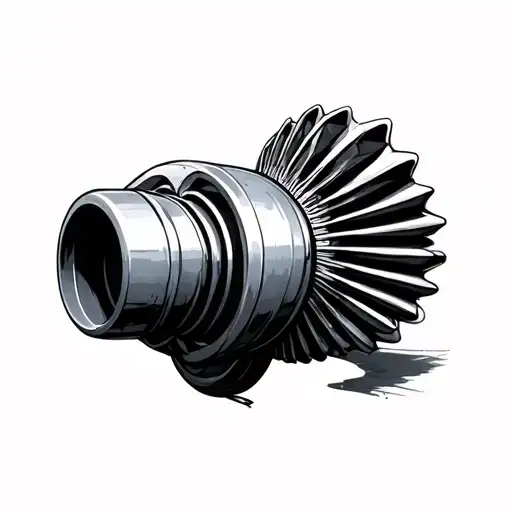 Jet Engine tattoo design idea
