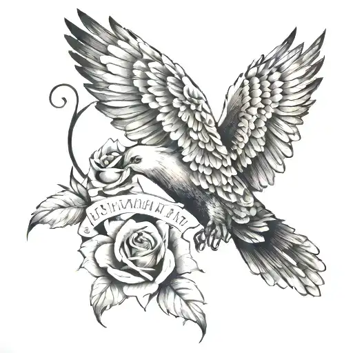 Bible verse Isaiah 54:17 tattoo design idea