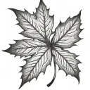 maple leaf canada tattoo design idea