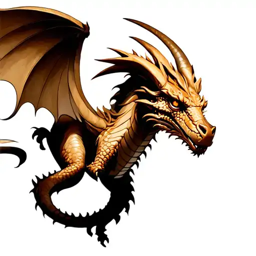 Aries the dragon tattoo tattoo design idea