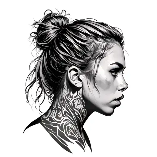 Rhea Ripley tattoo design idea