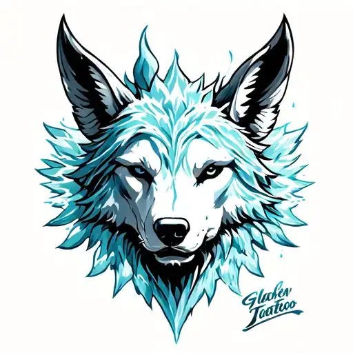 Glacier tattoo design idea