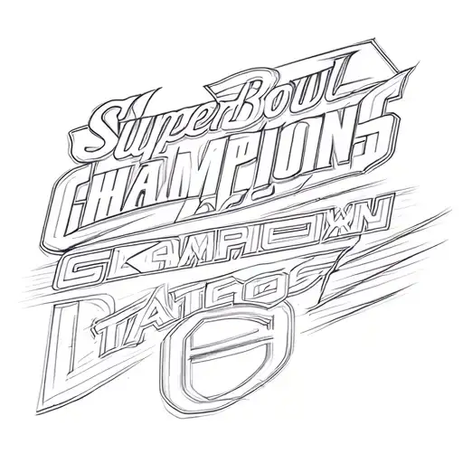 seahawks super bowl 60 champions tattoo design idea