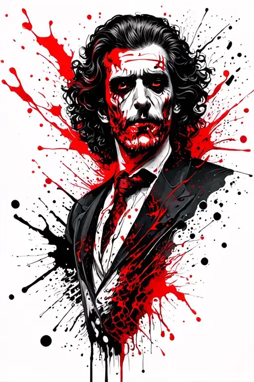 Jekyll and Hyde forearm sleeve  tattoo design idea