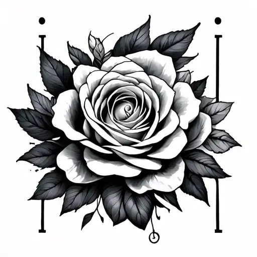 philosophy concept of 'I choose tattoo design idea