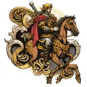 paladin straight tattoo design idea