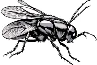 lightning bug tattoo design idea