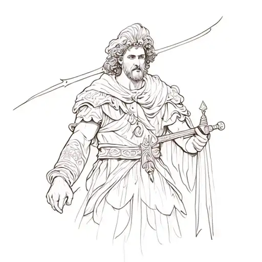 St florian tattoo design idea