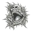 bite mark tattoo tattoo design idea