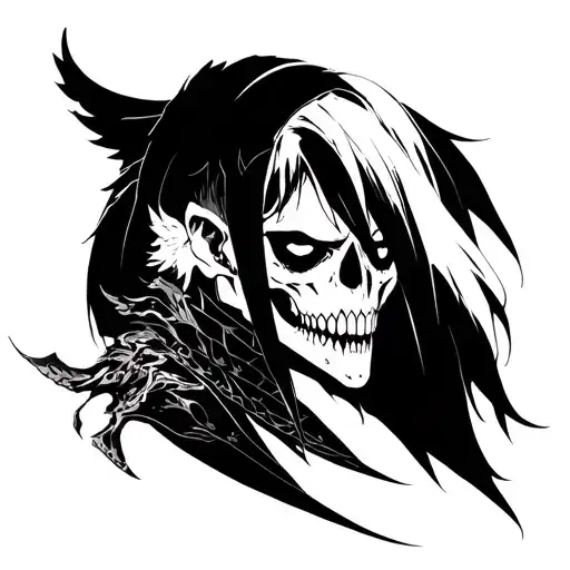chrome phantom troupe tattoo design idea