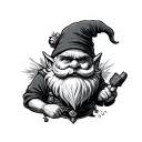 Gnome tattoo design idea