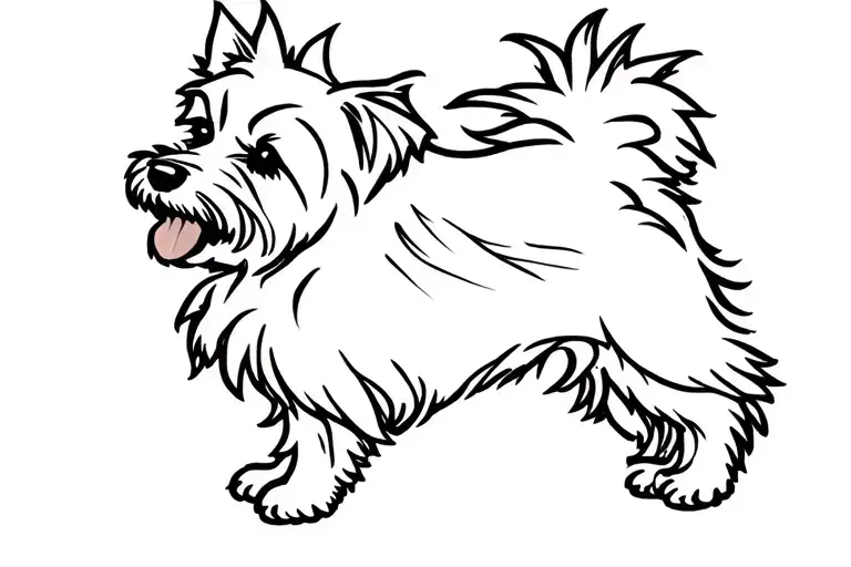 cairn terrier memorial tattoo design tattoo design idea