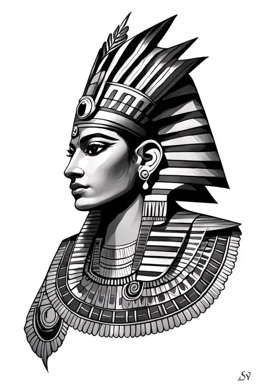 Egyptian tattoo design idea