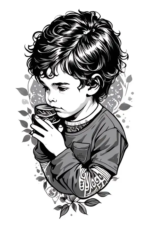 kid birthday date tattoo tattoo design idea