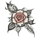 perspective tattoo design idea