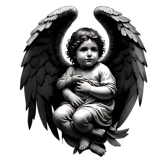 Raphael, baby angel, tattoos tattoo design idea