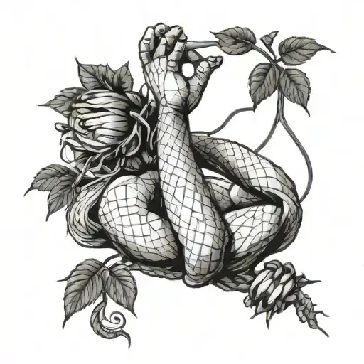 Shibari tattoo design idea