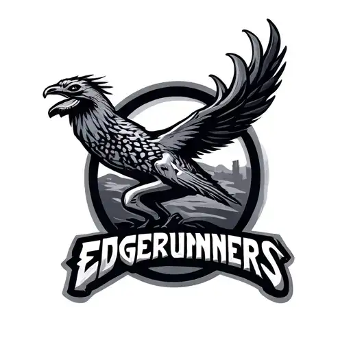 Edgerunners Logo tattoo design idea
