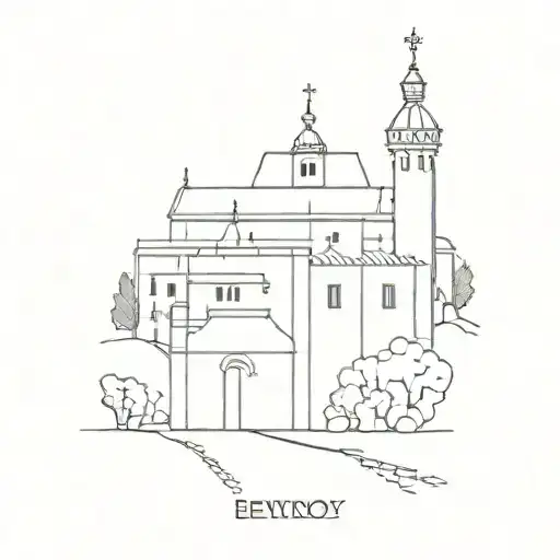 Břevnov monastery tattoo design idea