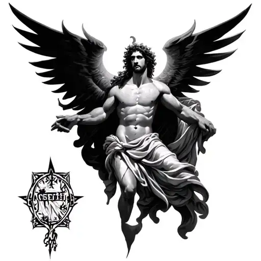 Saint Sebastian tattoo design idea