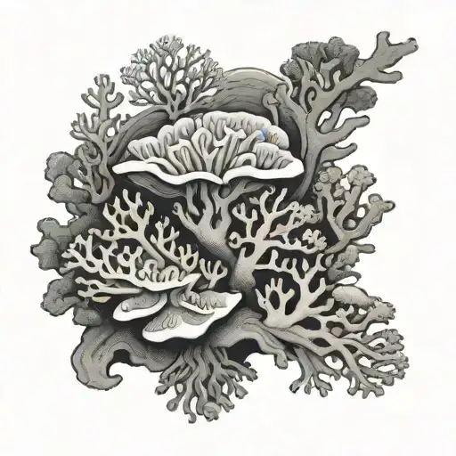 Coral Reef tattoo design idea