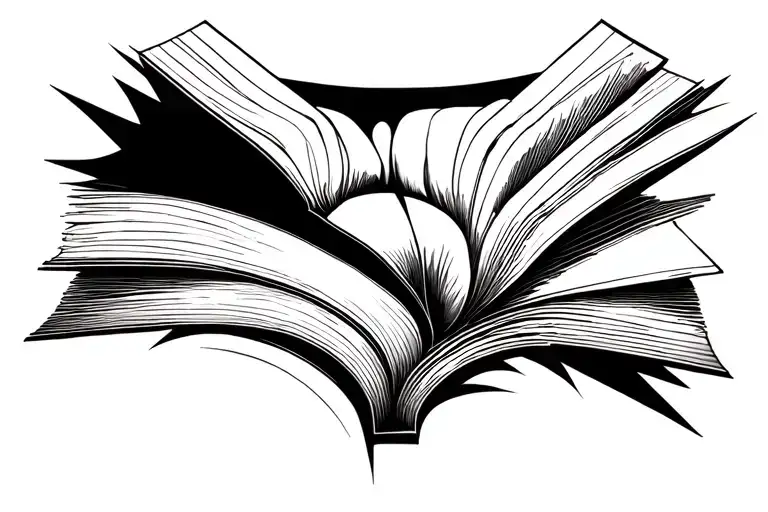 dark romance books tattoo design idea