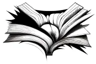 dark romance books tattoo design idea