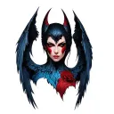 Morrigan tattoo design idea