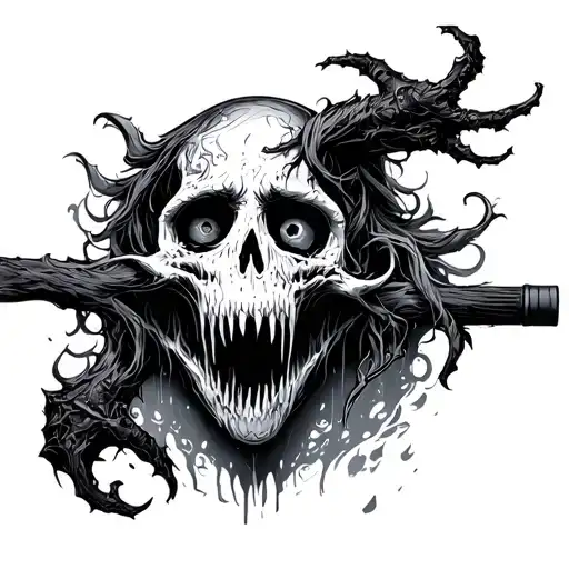 Moonless in the game fear and hunger  tattoo design idea