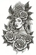 Hustler tattoo design idea