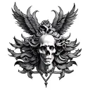 Corinthian tattoo design idea