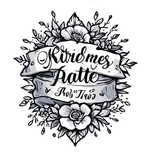 anniversary date tattoo design idea