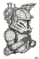star wars clone tropper    tattoo design idea