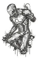 ironman triathlon tattoo design idea