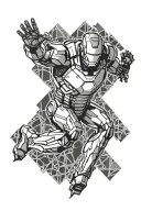 ironman triathlon tattoo design idea